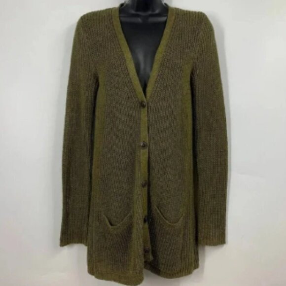 Denim & Supply Ralph Lauren Women's Linen Blend Long Sleeve Cardigan Size S - Picture 1 of 10